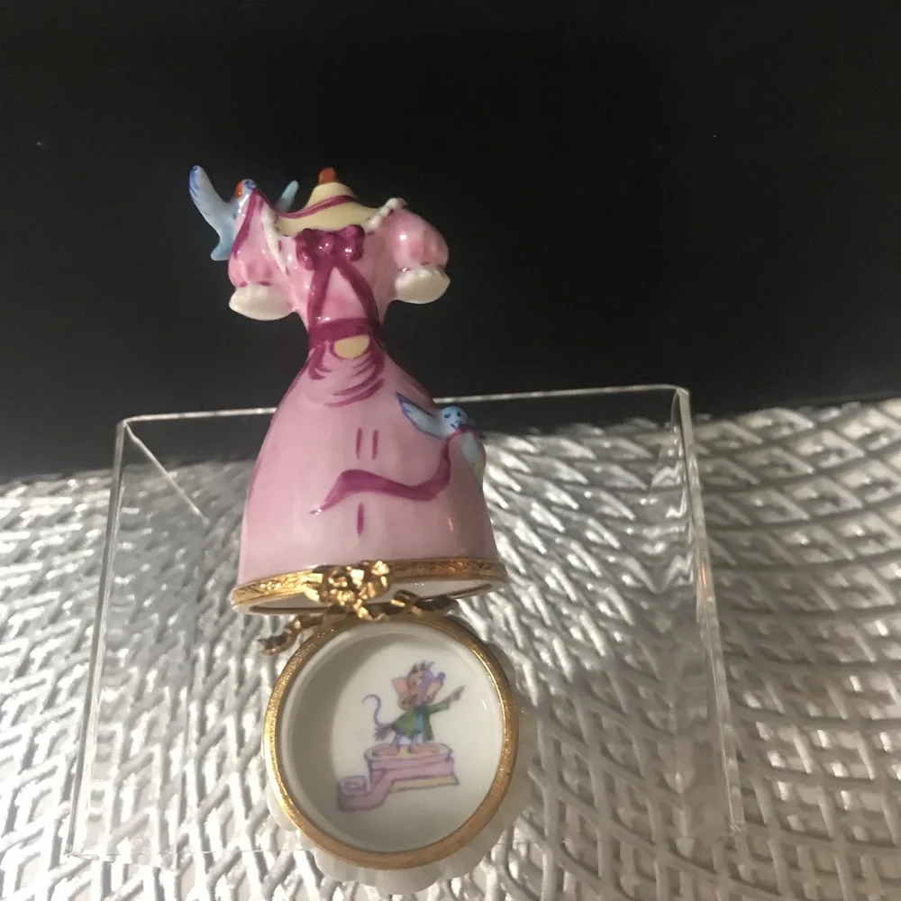 Rare, Retired, Numbered, Disney Blue Birds designing Cinderella gown - Picture 2 of 12